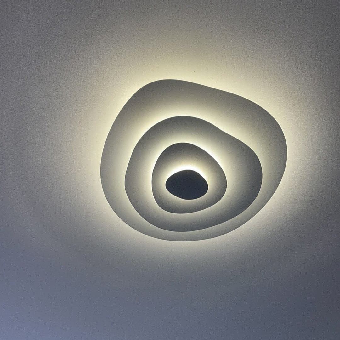 Quinn Moderne Ondulation Métal Plafonnier Chambre Salon