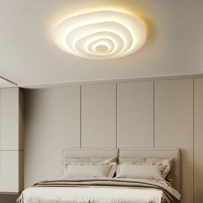 Quinn Moderne Ondulation Métal Plafonnier Chambre Salon