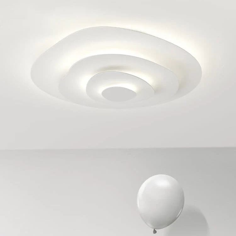 Quinn Moderne Ondulation Métal Plafonnier Chambre Salon