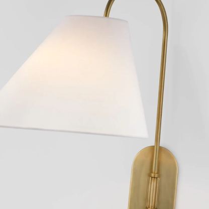 Carins Vintage Classical Metal  Fabric Wall Lamp Bedroom  Dining Room
