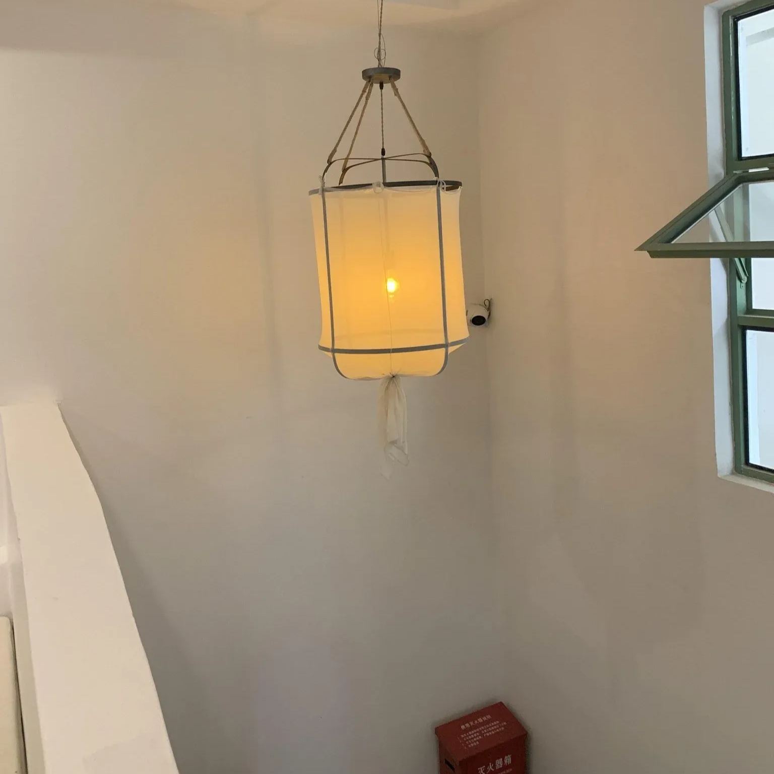 Renée Moderne Chalet Tissu Suspensions Nuances Chambre à Coucher Salon