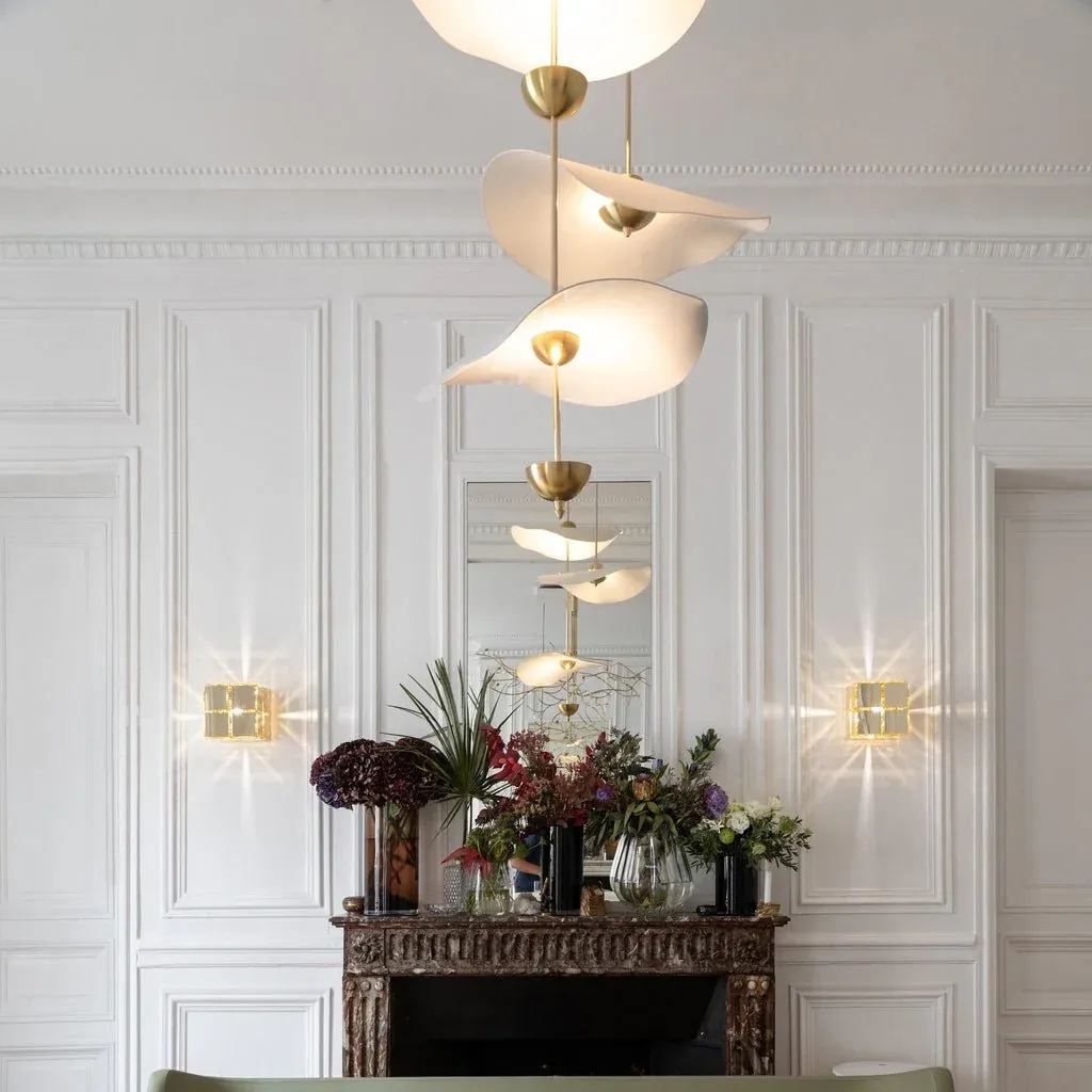 Carins Moderne Or Métal Acrylique Suspensions Chambre à Coucher Salon