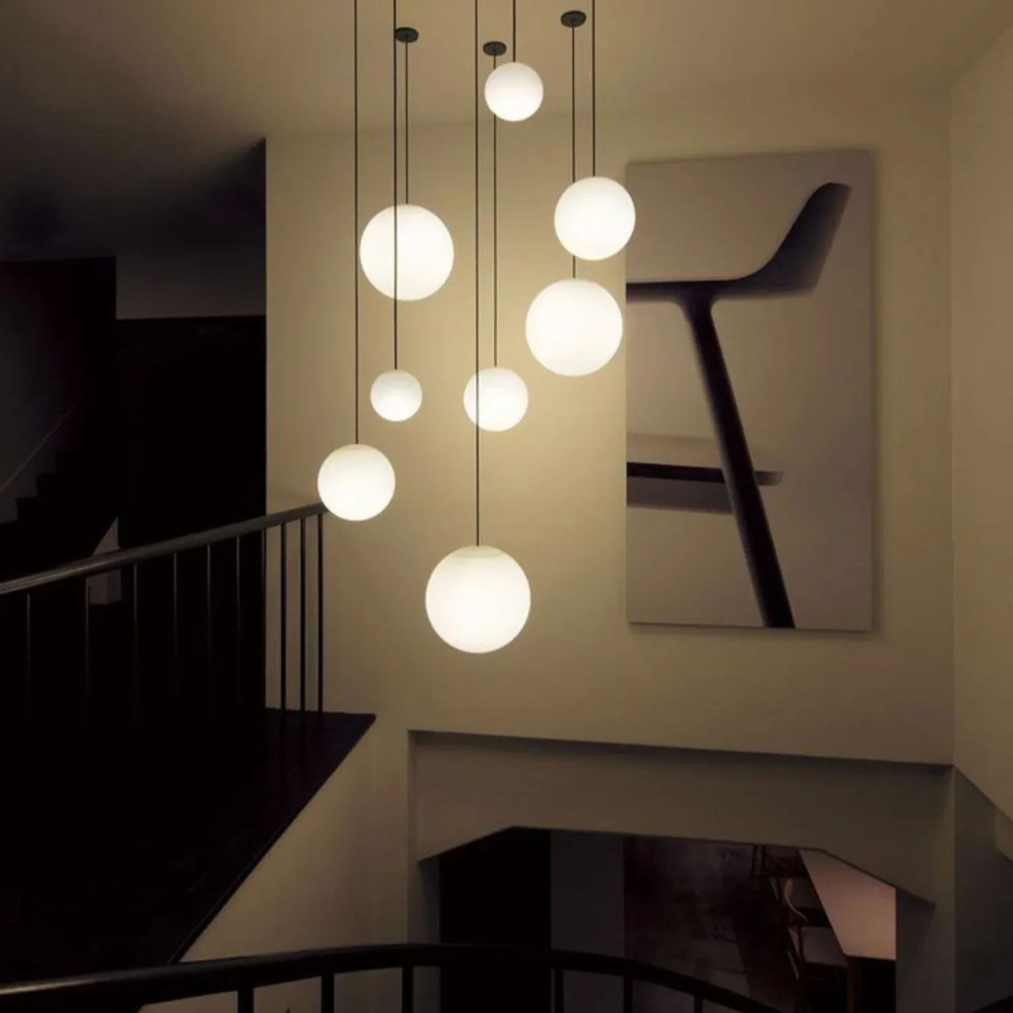 Hailie Moderne Minimalisme Verre Suspensions Salle à Manger Chambre à Coucher