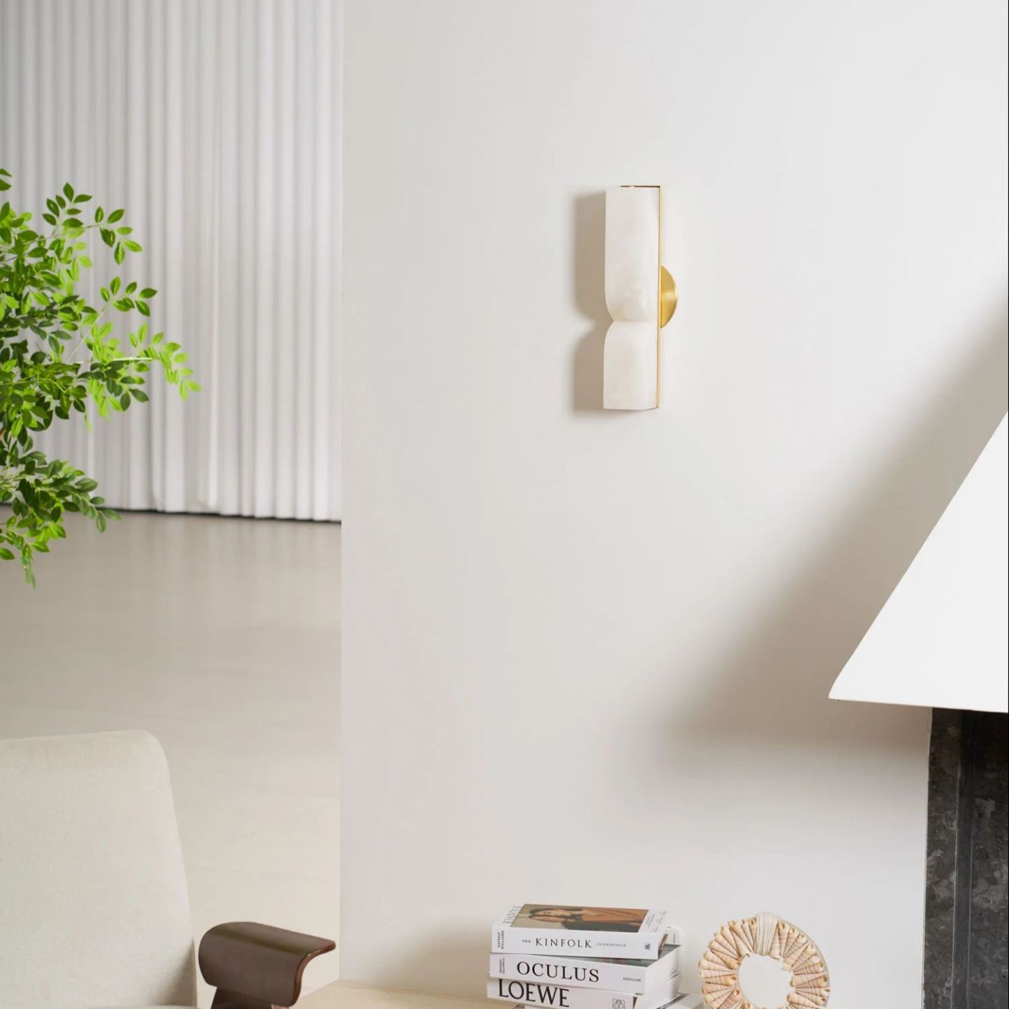 Jade Albâtre Rectangulaire Moderne Applique Murale Abat-jour Couloir Chambre