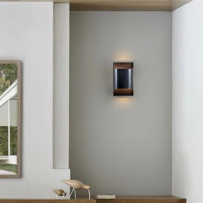 Orr Ancien Industriel Carré Métal Applique Murale Chambre à Coucher Couloir Salle de Bain