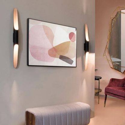 Orr Moderne Minimalisme Long Métal Applique Murale Salon Chambre à Coucher Couloir