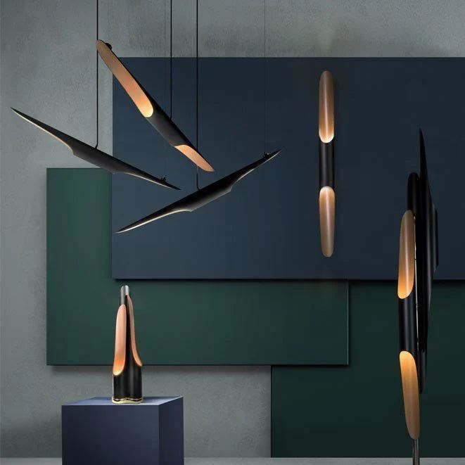 Orr Moderne Minimalisme Long Métal Applique Murale Salon Chambre à Coucher Couloir