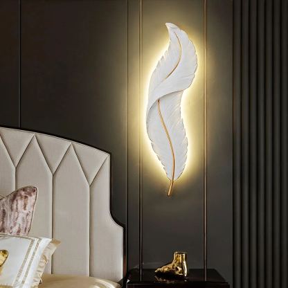 Ozawa Naturel LED Résine Applique Murale Salle à Manger Chambre à Coucher