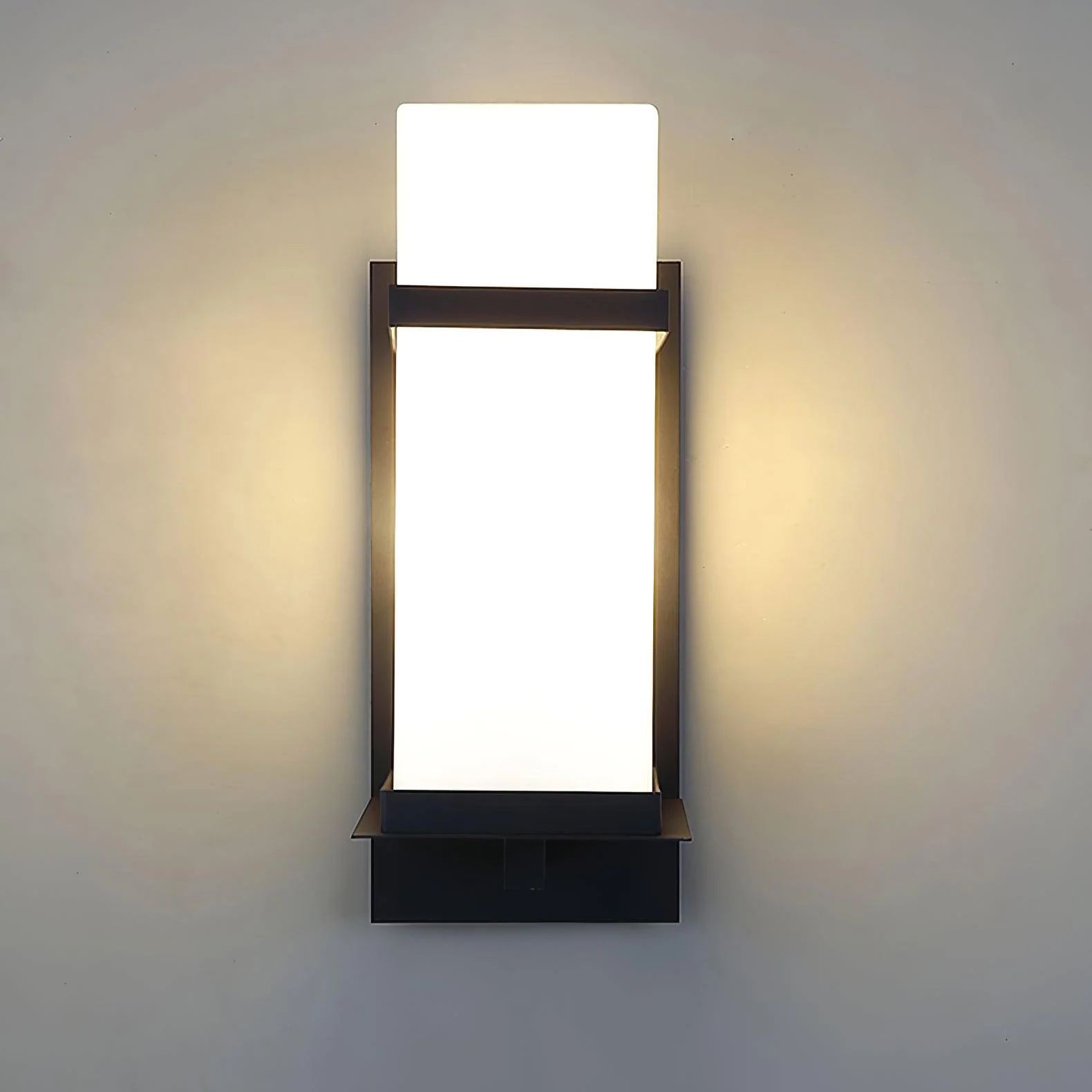 Edge Urbain Verre Métal Applique Murale Jardin Parc Étanche