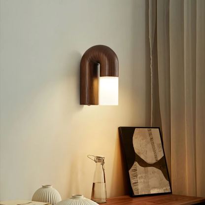 Ozawa Bois Noyer Noir Métal Applique Murale Salle à MangerChambre à Coucher
