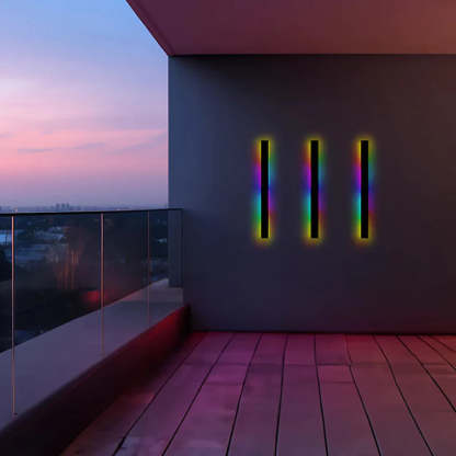 Edge Applique Murale Extérieur LED Étanche Minimaliste Métal Cour