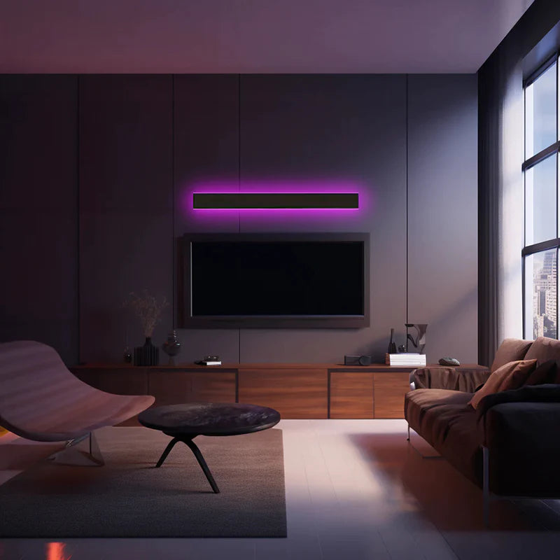 Edge Applique Murale Extérieur LED Étanche Minimaliste Métal Cour