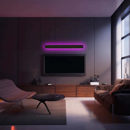 Edge Applique Murale Extérieur LED Étanche Minimaliste Métal Cour