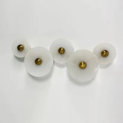 Byers Modern Metal  Resin Wall Lamp Dining Room Bedroom