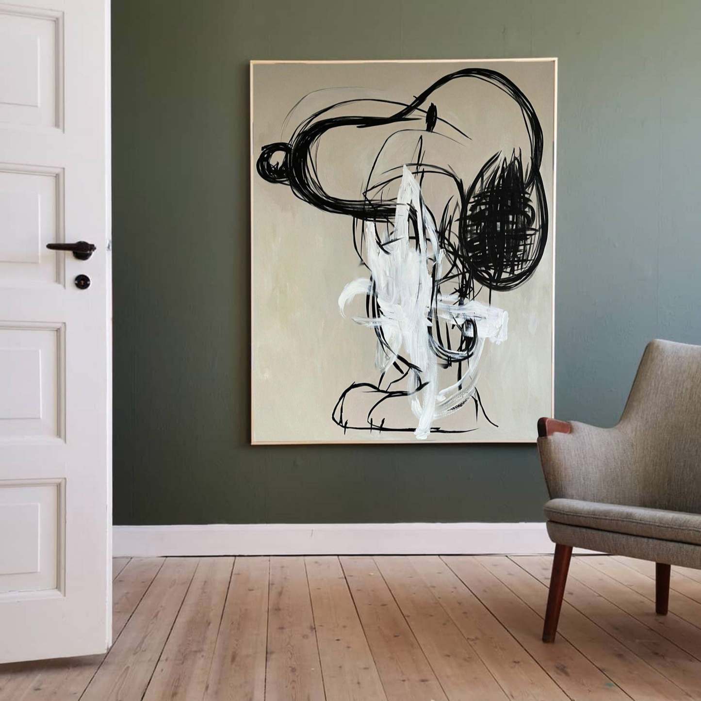 Abstrait Animal Art #MS013