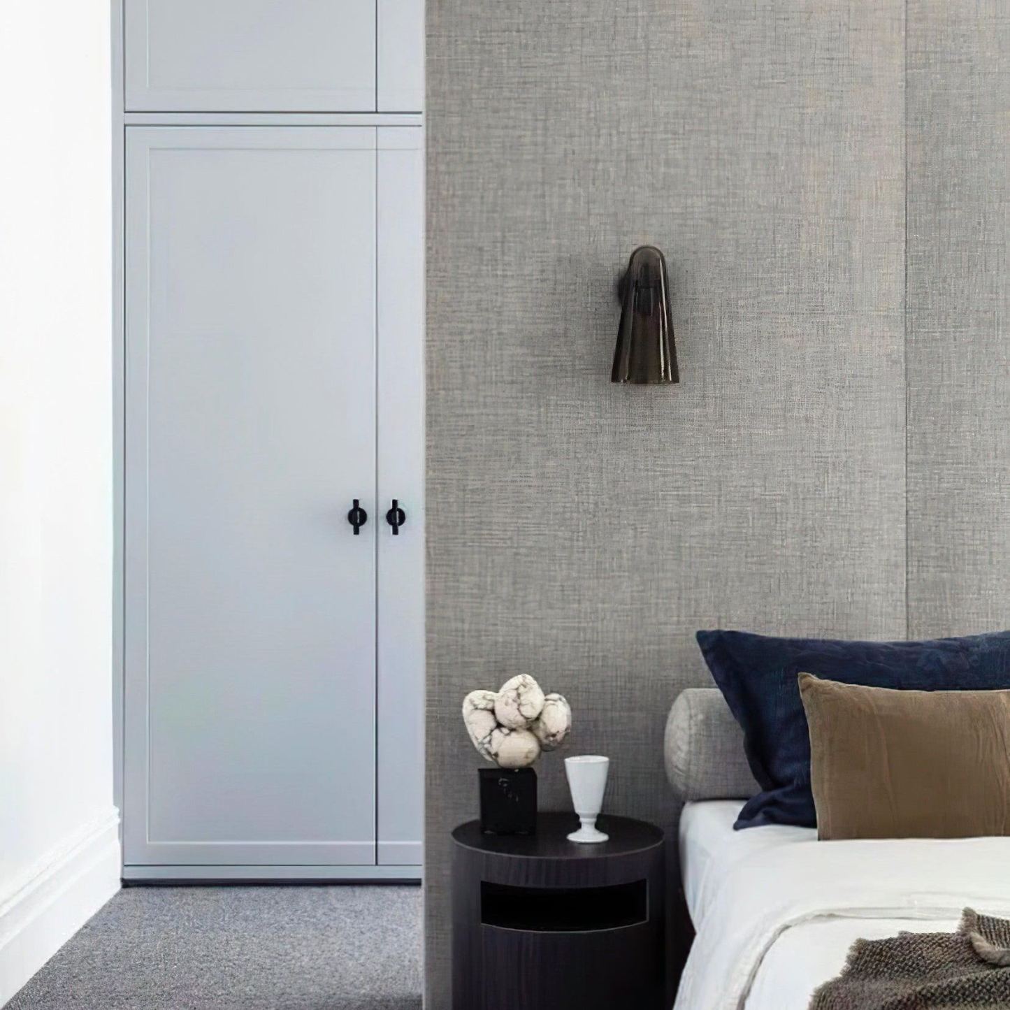 Edge Moderne Inhabituel Verre Applique Murale Nuances Chambre à Coucher Couloir