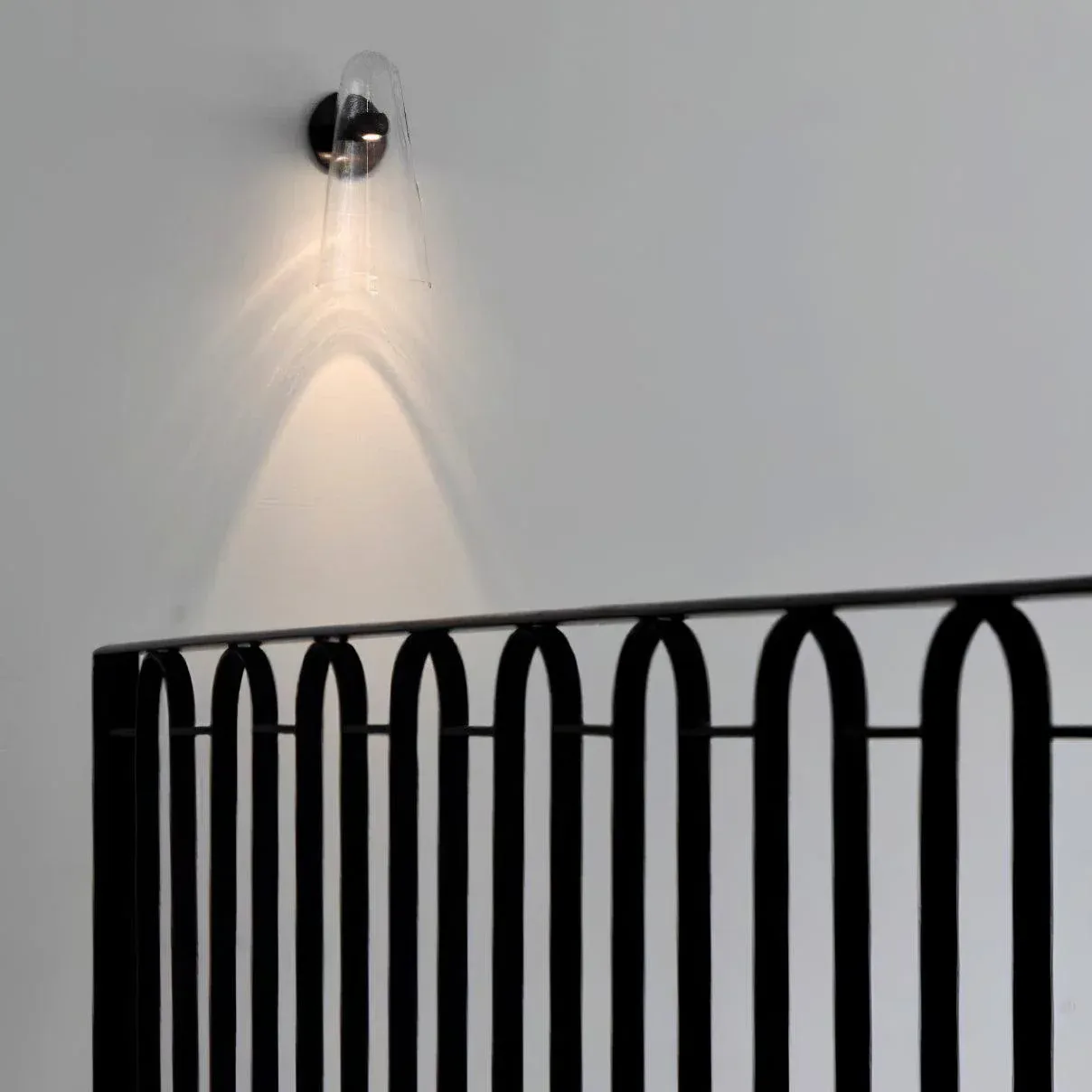 Edge Moderne Inhabituel Verre Applique Murale Nuances Chambre à Coucher Couloir