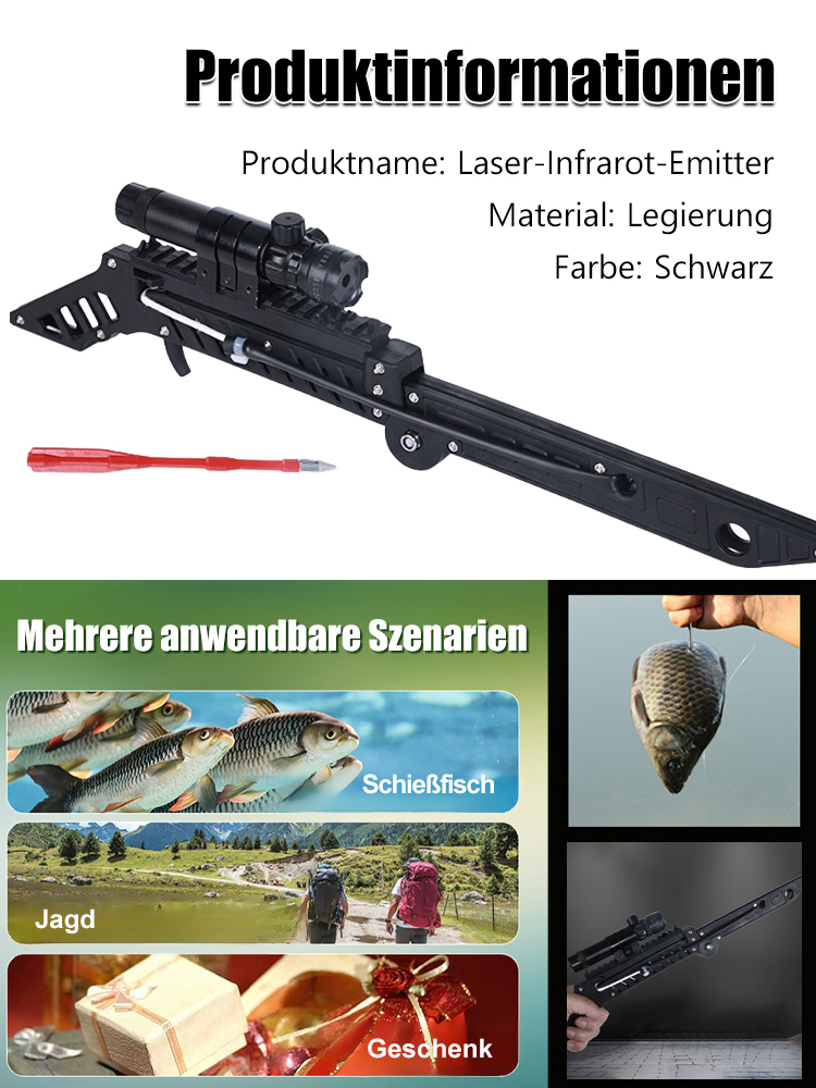 【🌟Legal erworben】🔥Verbesserte mechanische Faltschleuder! Treffsicher bis 100 Meter