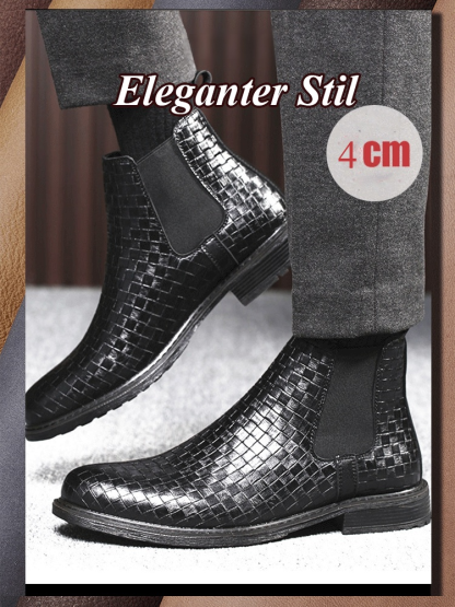 HS-Vintage handgewebte Chelsea-Casual-Martin-Stiefel