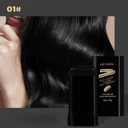Haarfärbestift Grauabdeckung Sofort-Schwarz Tragbares Nachfärbe-Werkzeug