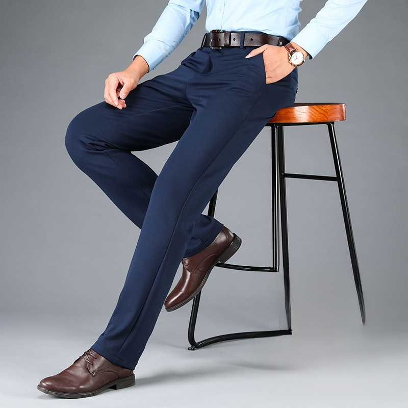 🎩 Hochwertige Business-Stretchhose aus Glacier Silk Lyocell – hautfreundlich, knitterarm und pflegeleicht