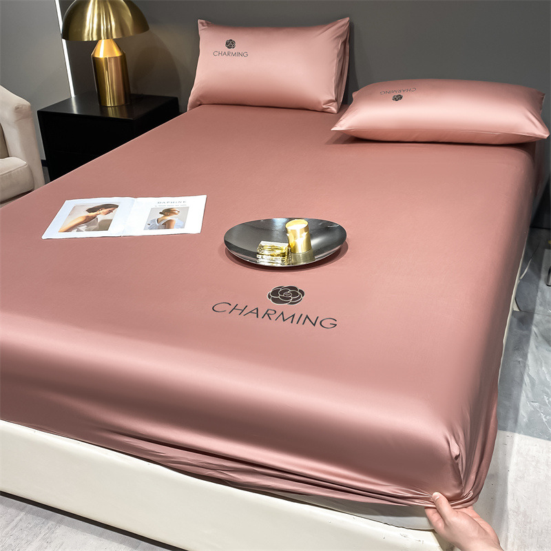 Camellia Satin Seidenbettwäsche Set