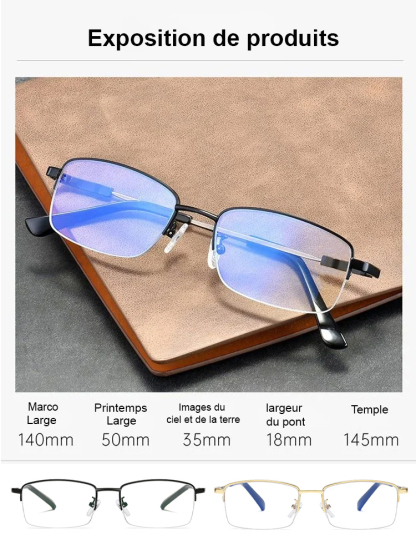 【🔥50 % Rabatt – Wahnsinnsangebot】👓 Professionelle Lesebrille mit Titanrahmen (100–1000°), automatischer Fokussierung und Blaulichtfilter für Nah- und Fernsicht