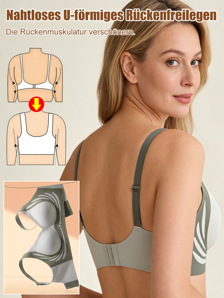 ✨Nahtloser 3D-Lifting-BH – 8 Stunden druckfrei, strafft die Achseln und lässt die Brust um 5 kg kleiner wirken