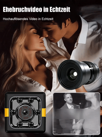 【🔥Halber Preis – Wahnsinnsangebot】🔍Mini-Kamera mit hochauflösender Nachtsicht🏠Ungehinderte Sicherheitsüberwachung✅