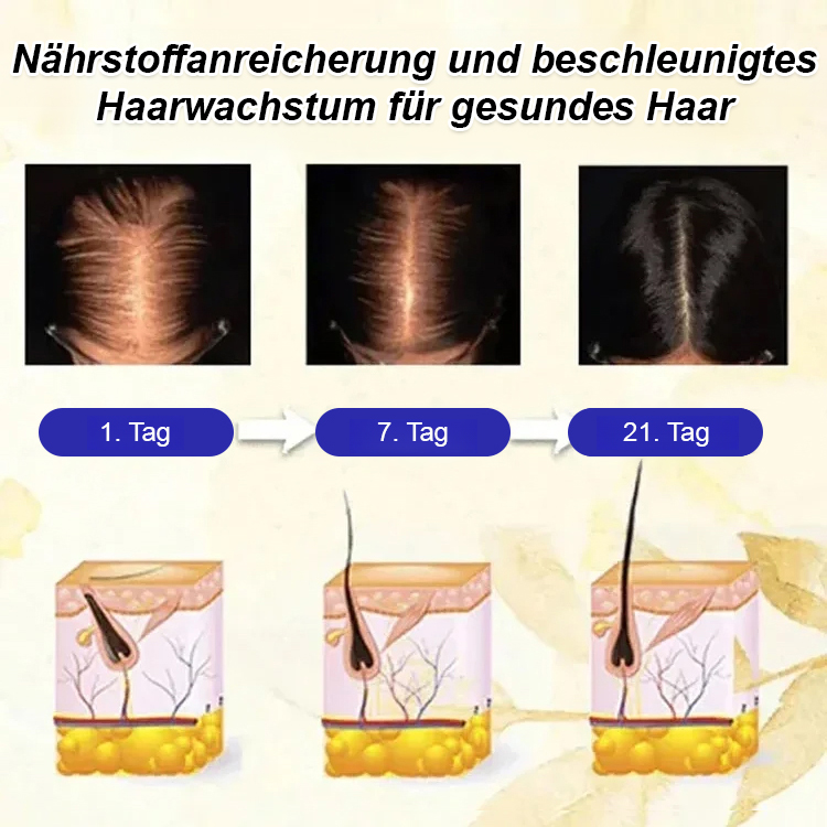 👩‍🦰 Anti-Haarausfall, Haarwachstum und Stärkung der Haarwurzeln – Roller-Essenz 🌿 Natürliche Kraft, Schluss mit Haarausfall!