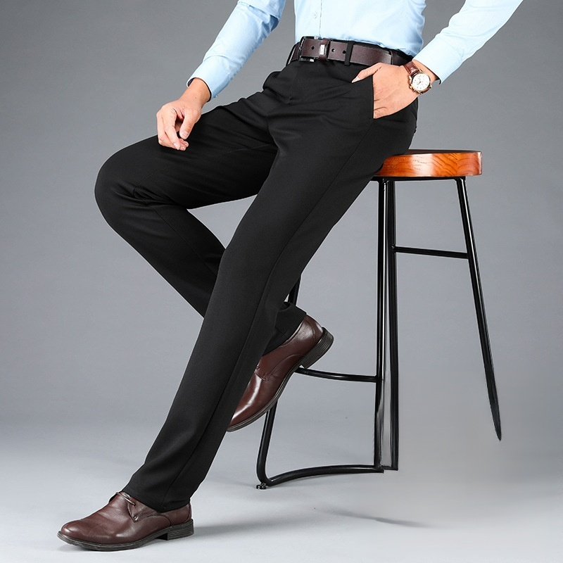 🎩 Hochwertige Business-Stretchhose aus Glacier Silk Lyocell – hautfreundlich, knitterarm und pflegeleicht