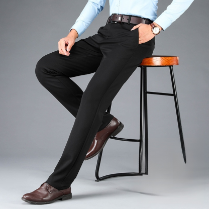 🎩 Hochwertige Business-Stretchhose aus Glacier Silk Lyocell – hautfreundlich, knitterarm und pflegeleicht