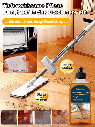 【🧴2 für 1】Deutscher 5-in-1-Bodenreiniger | Tiefenreinigung & 99 % antibakteriell • Langanhaltender Glanz