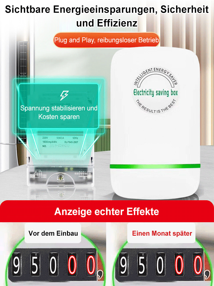 【2 für 1】⚡Deutschlands Energiesparwunder der dritten Generation: langlebig, hocheffizient und die beste Wahl für sorgenfreien Stromverbrauch!
