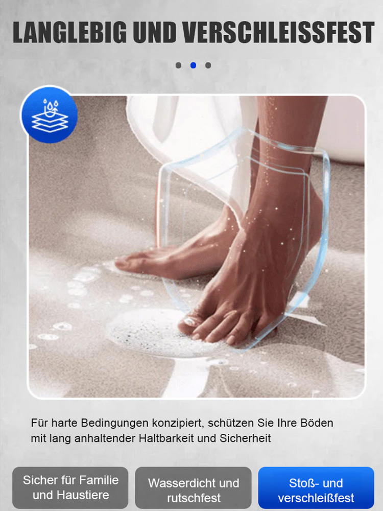 👷‍♂️Epoxid-Bodenfarbe in Sand-Marmor-Imitation, ein magisches Werkzeug zur Renovierung alter Böden