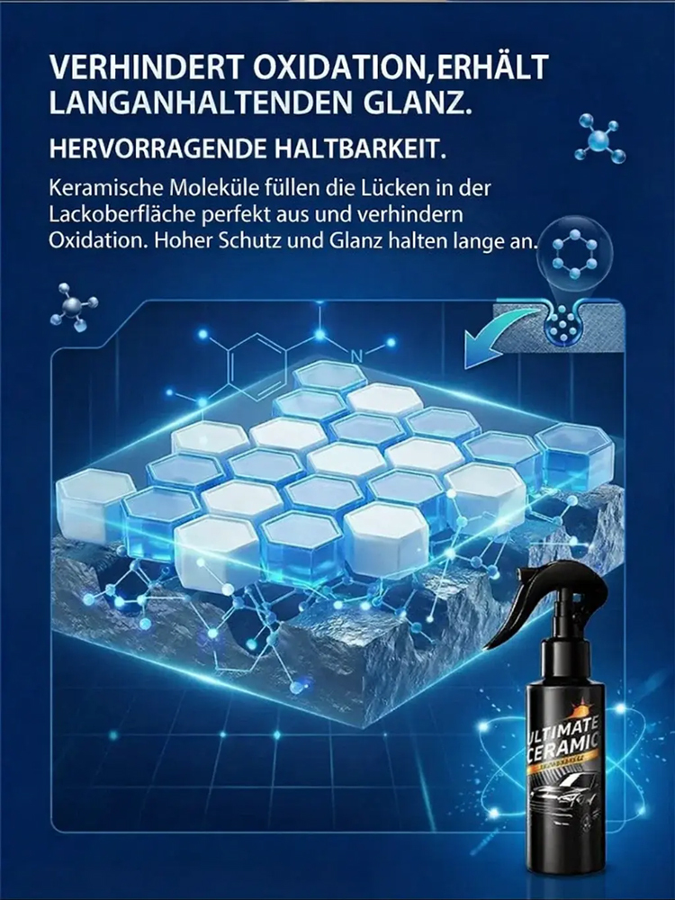【🚗1+1 gratis】Deutsches Premium-Keramikversiegelungsspray🛡️ In nur 3 Minuten erstrahlt Ihr Auto in neuem Glanz!