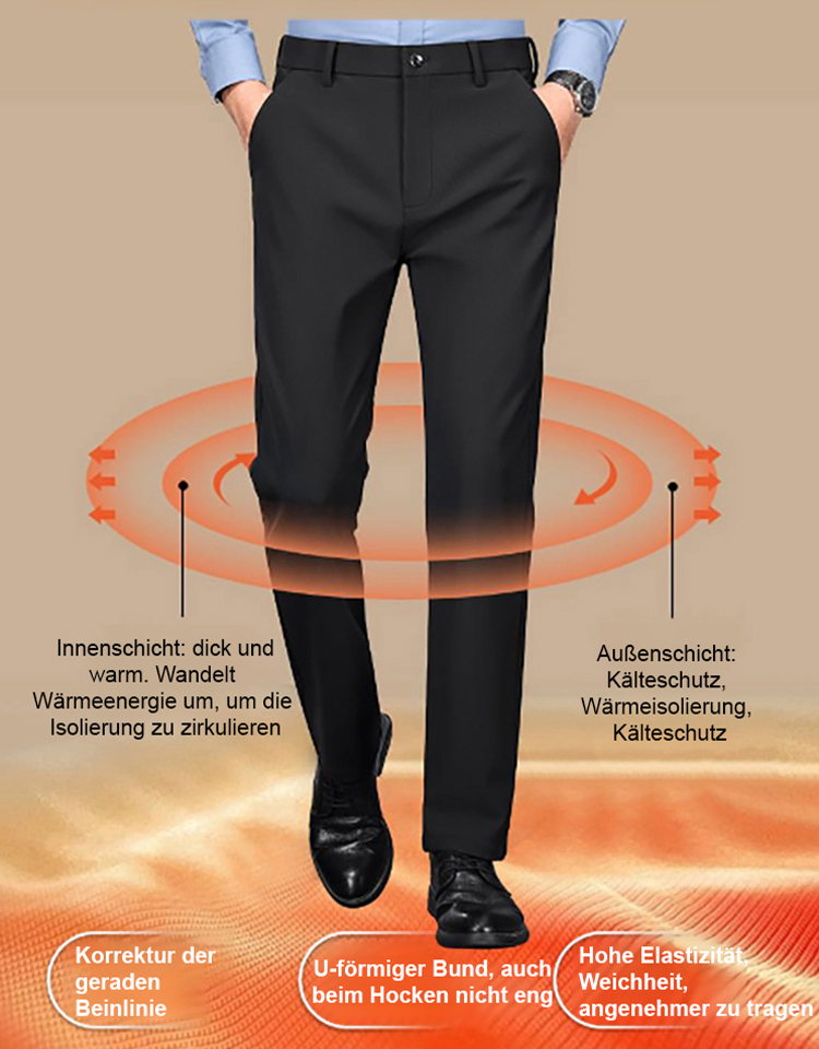 🎩 Hochwertige Business-Stretchhose aus Glacier Silk Lyocell – hautfreundlich, knitterarm und pflegeleicht