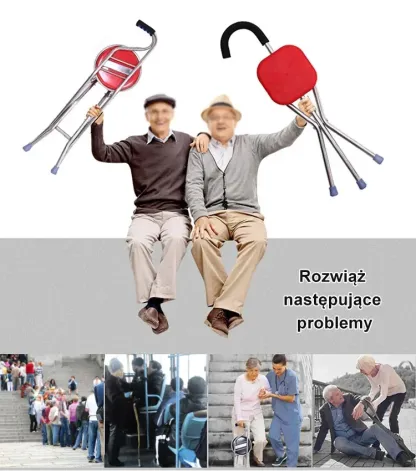 Krücken für ältere Menschen