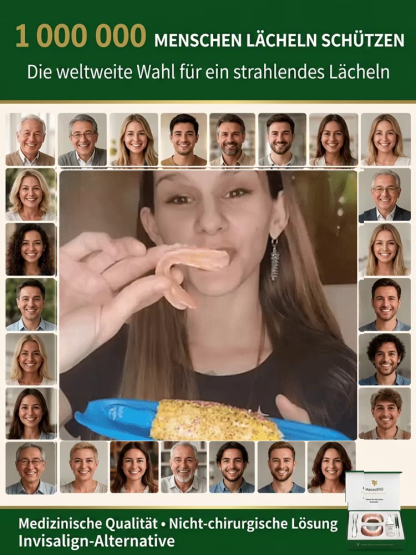  【1:1 Perfekte Passform】 Kundenspezifische Zahnprothese,🦷Das Premium-Zahnersatz-Set, das sich Ihrem Lächeln anpasst – individuell, bequem, natürlich schön.