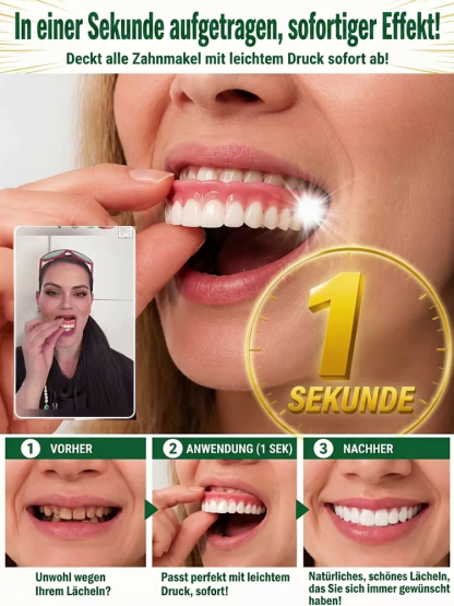  【1:1 Perfekte Passform】 Kundenspezifische Zahnprothese,🦷Das Premium-Zahnersatz-Set, das sich Ihrem Lächeln anpasst – individuell, bequem, natürlich schön.