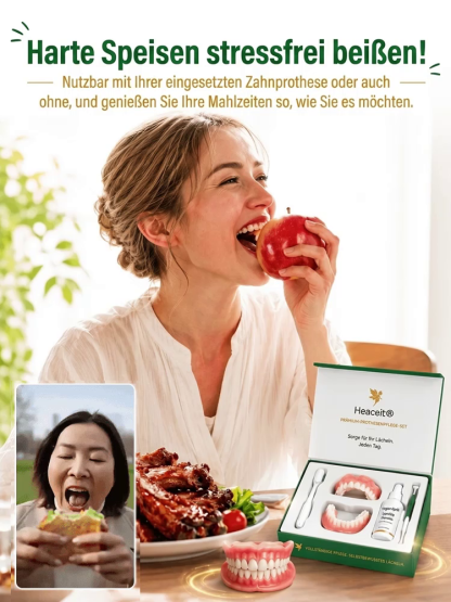  【1:1 Perfekte Passform】 Kundenspezifische Zahnprothese,🦷Das Premium-Zahnersatz-Set, das sich Ihrem Lächeln anpasst – individuell, bequem, natürlich schön.