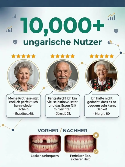 【🦷 1 kaufen, 1 gratis dazu】Vakuum-Anpassungs-Unterfütterung für Zahnprothesen (3 Minuten) – Silikon, kein Haftmittel erforderlich