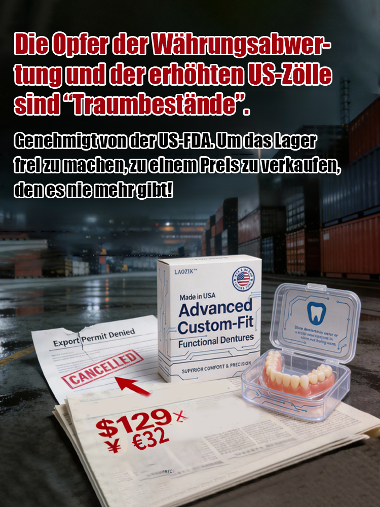 😁Kosmetisches Zahnprothesen-Pflegeset: In nur 3 Sekunden eingesetzt, weich und komfortabel, reizt den Mund nicht.