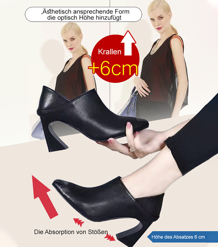 High Heels mit spitzen Hufen und zwei Paar High Heels tragen