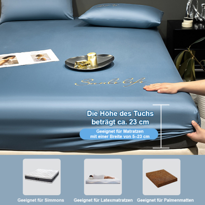 Camellia Satin Seidenbettwäsche Set