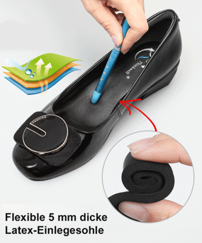 Patentleder leichter Mund Frauenschuhe