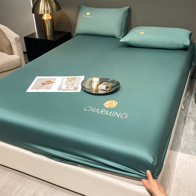 Camellia Satin Seidenbettwäsche Set