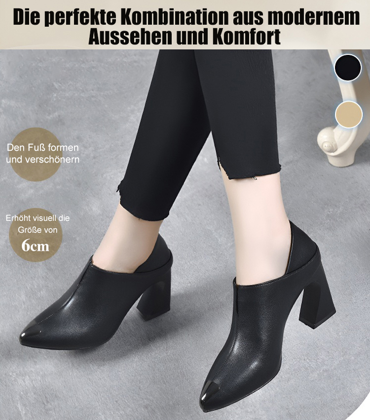 High Heels mit spitzen Hufen und zwei Paar High Heels tragen