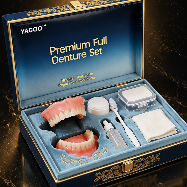 🦷 ADA-Zertifizierte Premium Vollprothese Mit Vakuum-Adhäsion Sichert 3x Stärkere Kaukraft – Heute 50% Rabatt Und 30 Tage Geld-Zurück-Garantie!
