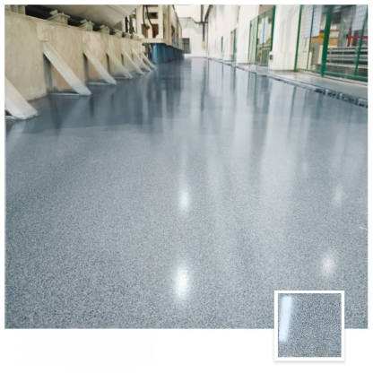 👷‍♂️Epoxid-Bodenfarbe in Sand-Marmor-Imitation, ein magisches Werkzeug zur Renovierung alter Böden